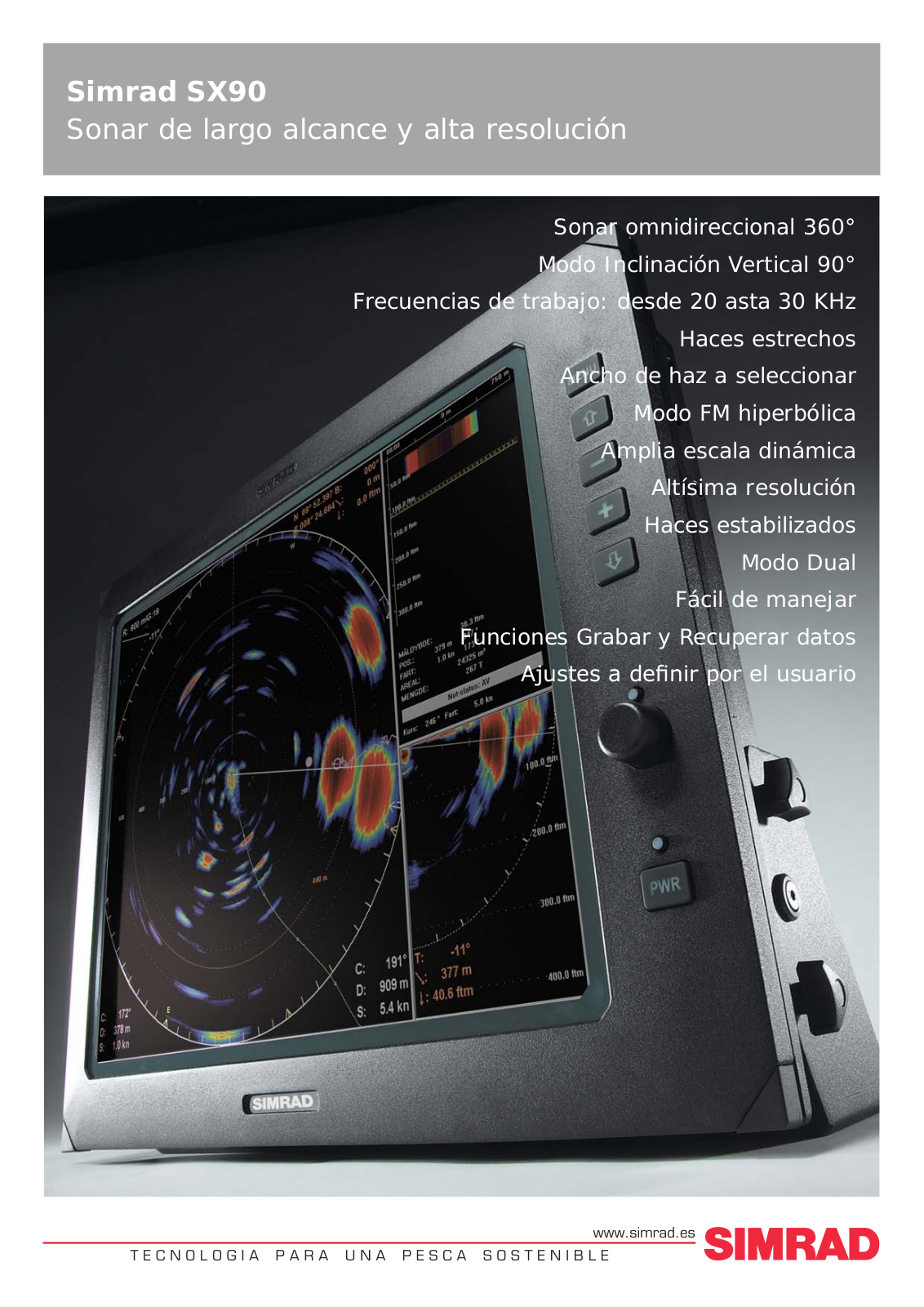 Simrad SX90 DATASHEET