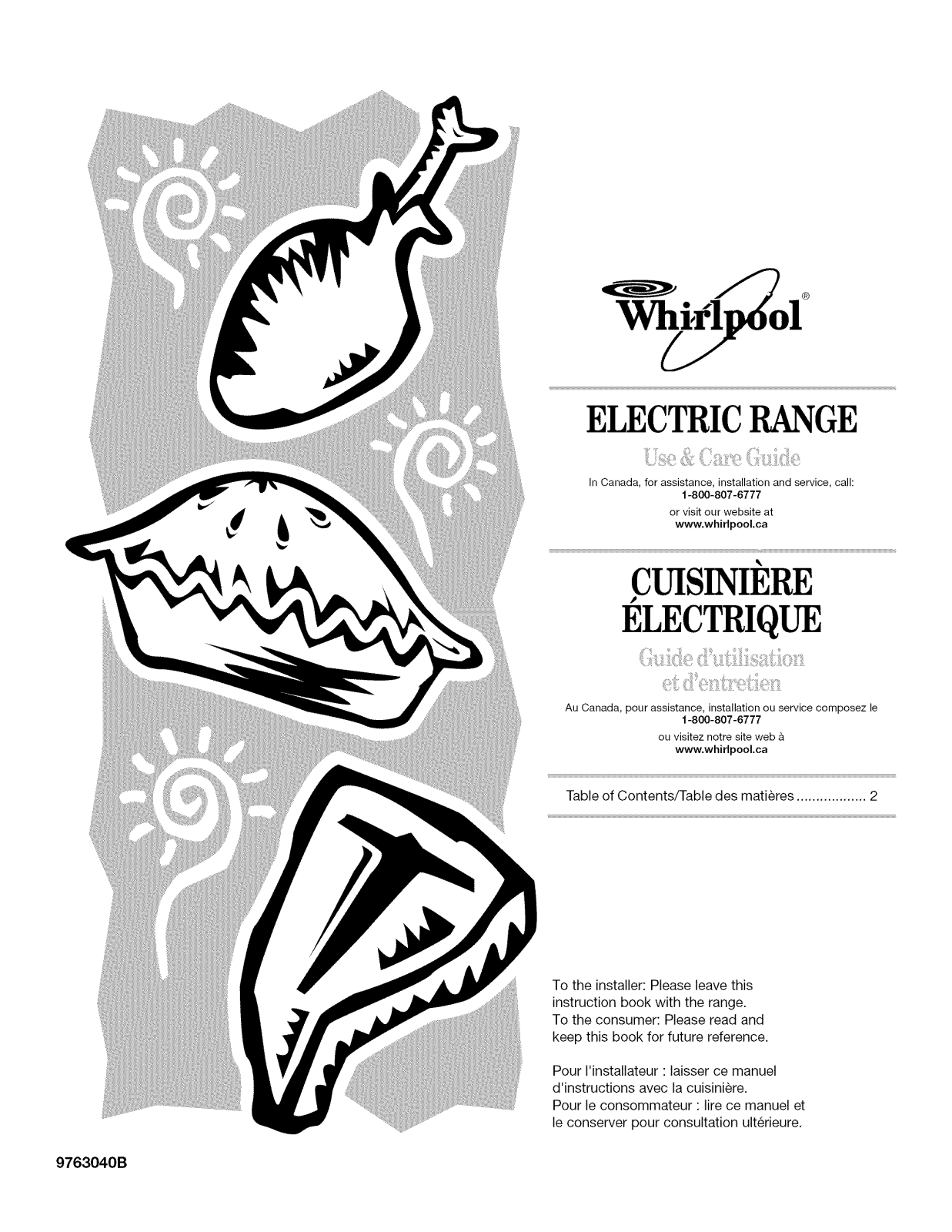 Whirlpool WERP3101SS0, WERP3101SB1, WERP4120SS0, WERP4120SQ0, WERP4120SB0 Owner’s Manual