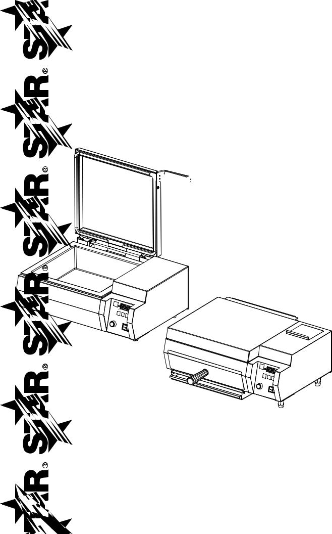 Star Manufacturing FS1R, FS1D, FS1RT, FS1DT, FS2R Operation Manual