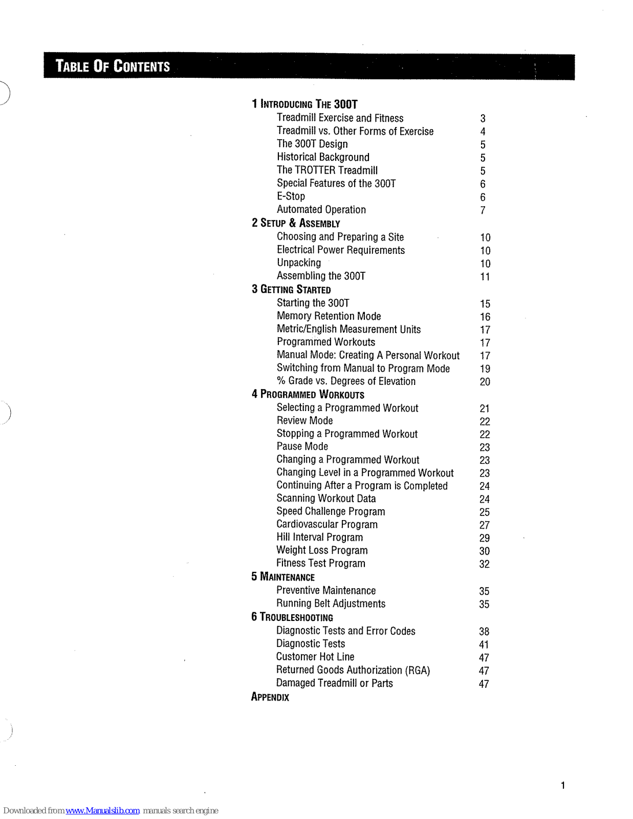 CYBEX Trotter 300T Assembly Manual