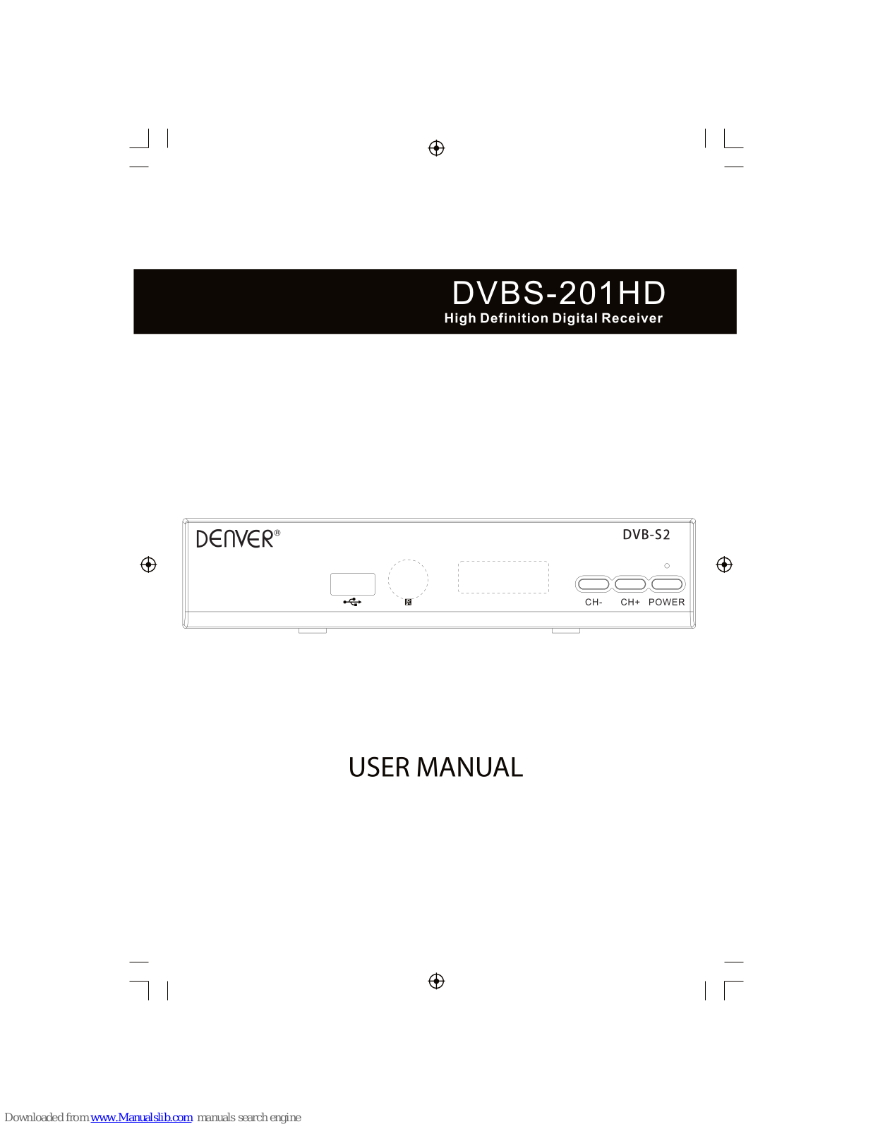 Denver DVBS-201HD User Manual