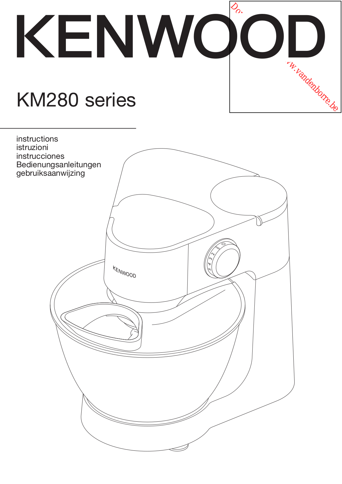 KENWOOD KM286 User Manual