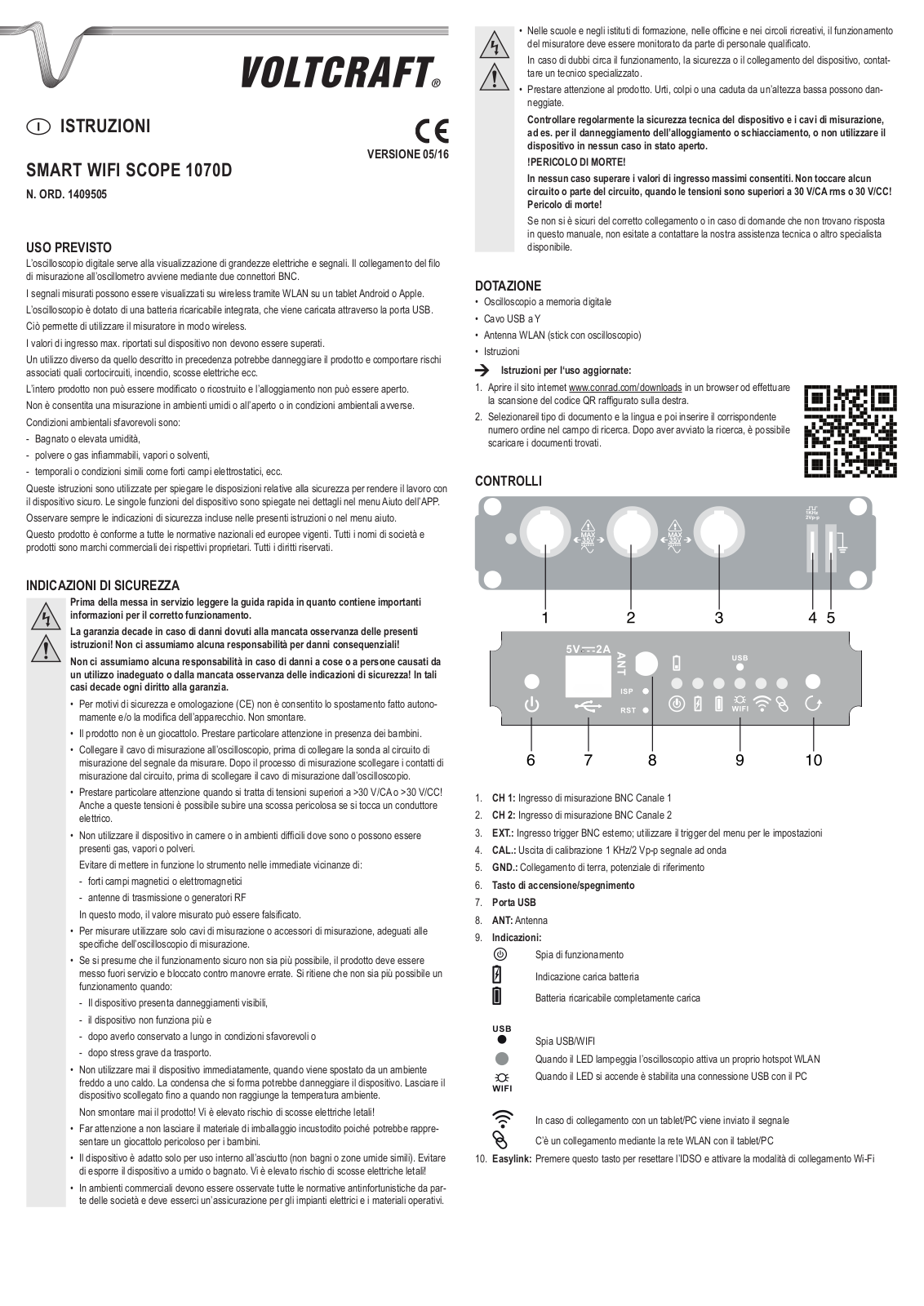 VOLTCRAFT 1070D User guide