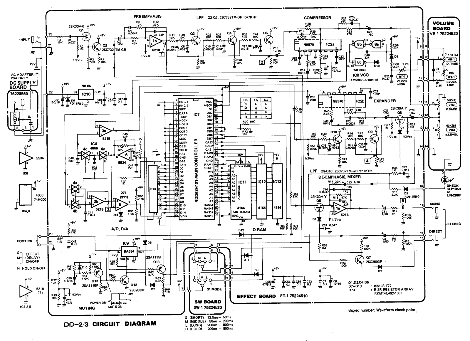 Boss dd2 schematic