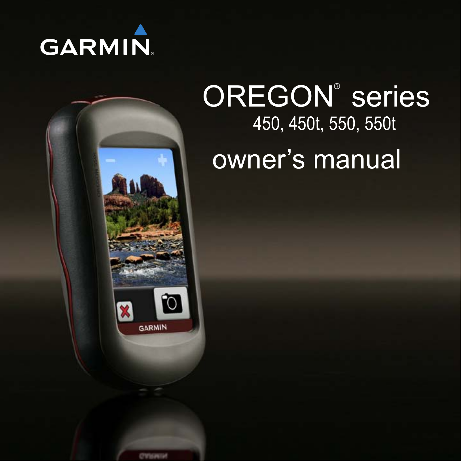 Garmin Oregon series Operation Manual