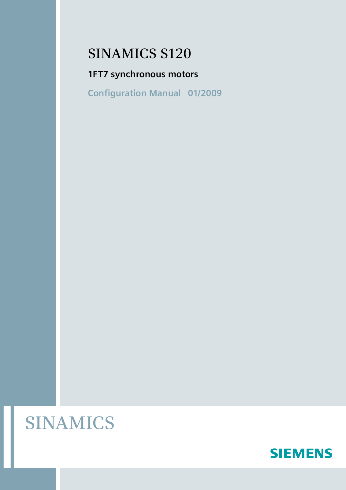 Siemens 1FT7 Configuration Manual