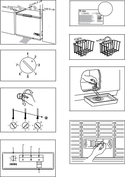 Zanussi ZFC280L-2, ZFC370L-2 User Manual