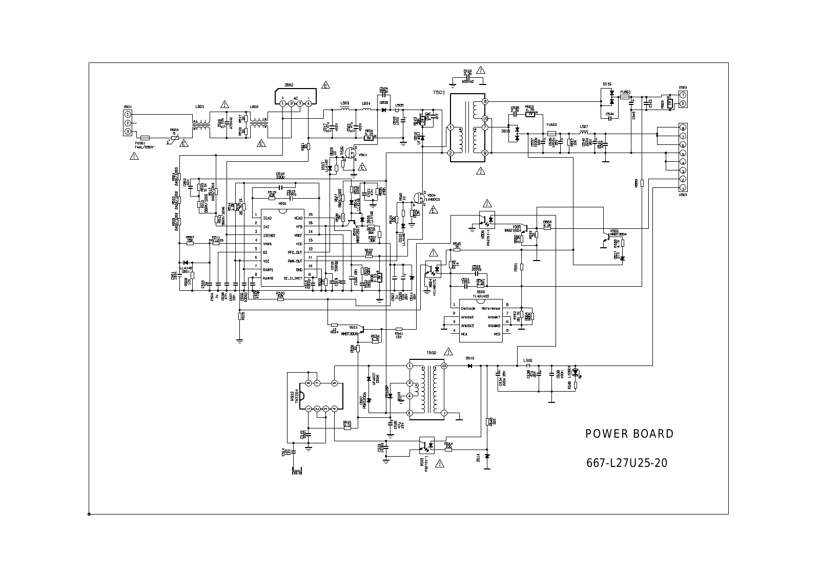 OEM 667-L27U25-20 schematic