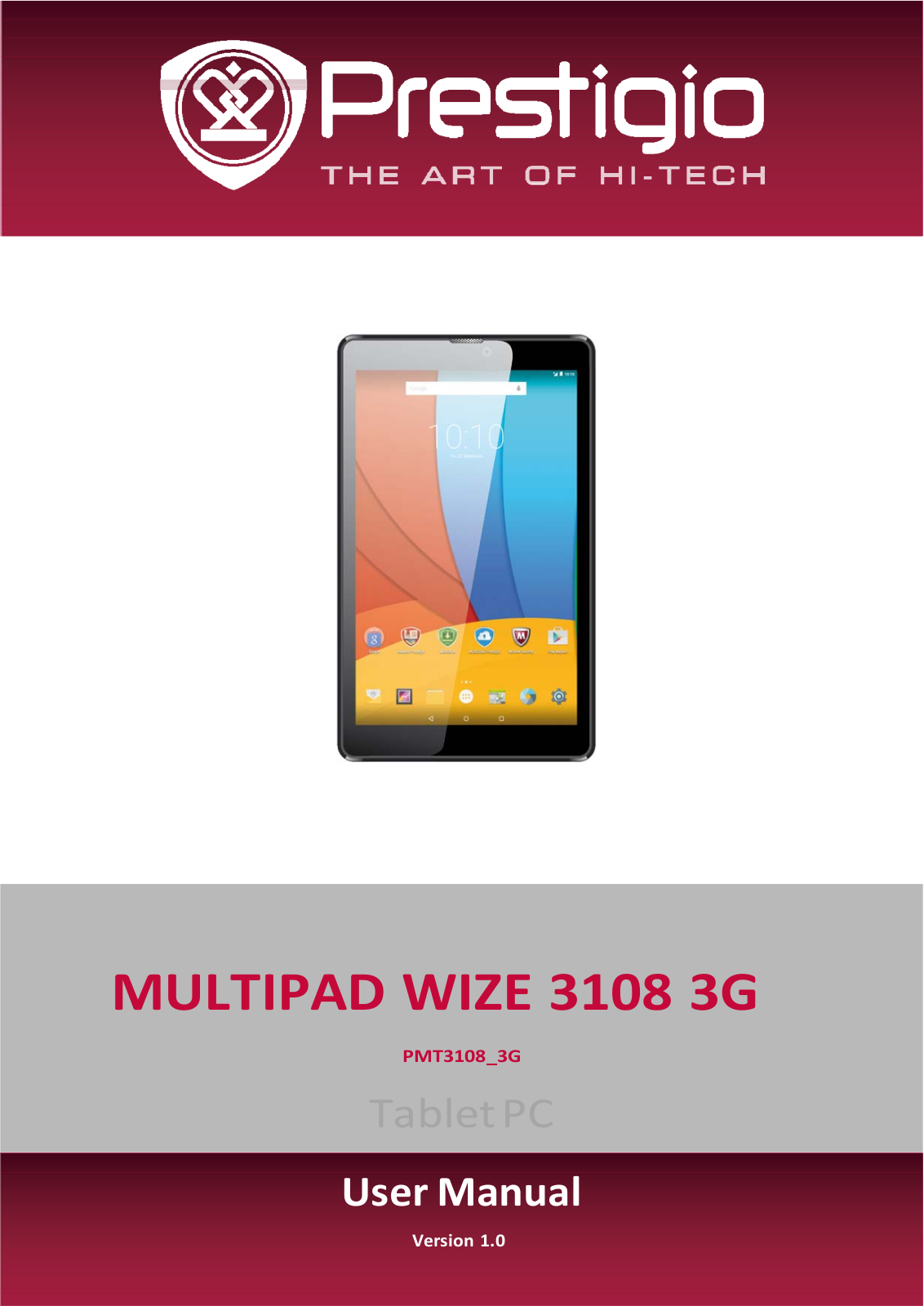 Prestigio MultiPad Wize 3108 3G Operation Manual