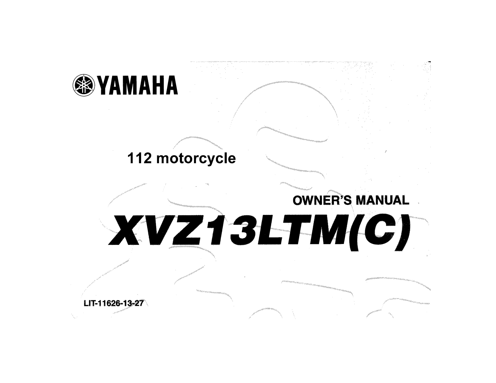 Yamaha XVZ13LTM User Manual