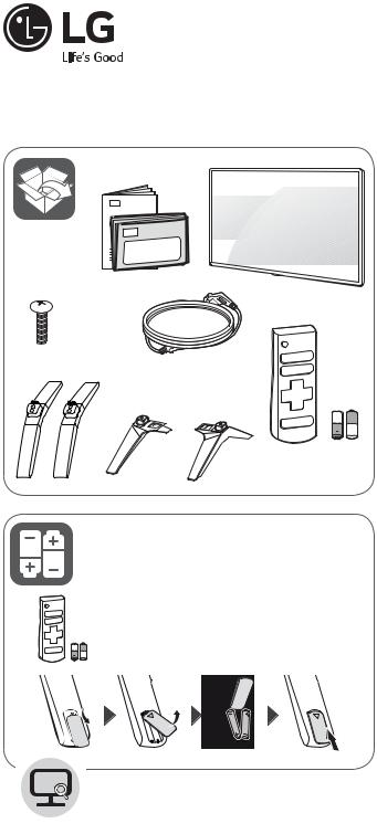 LG 32LM625BPSB, 32LM620BPSA, 43LM6300PSB Installation Guide