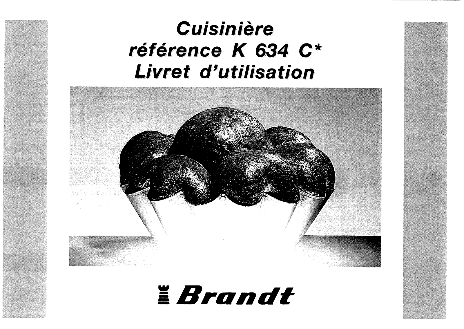 BRANDT K634C User Manual