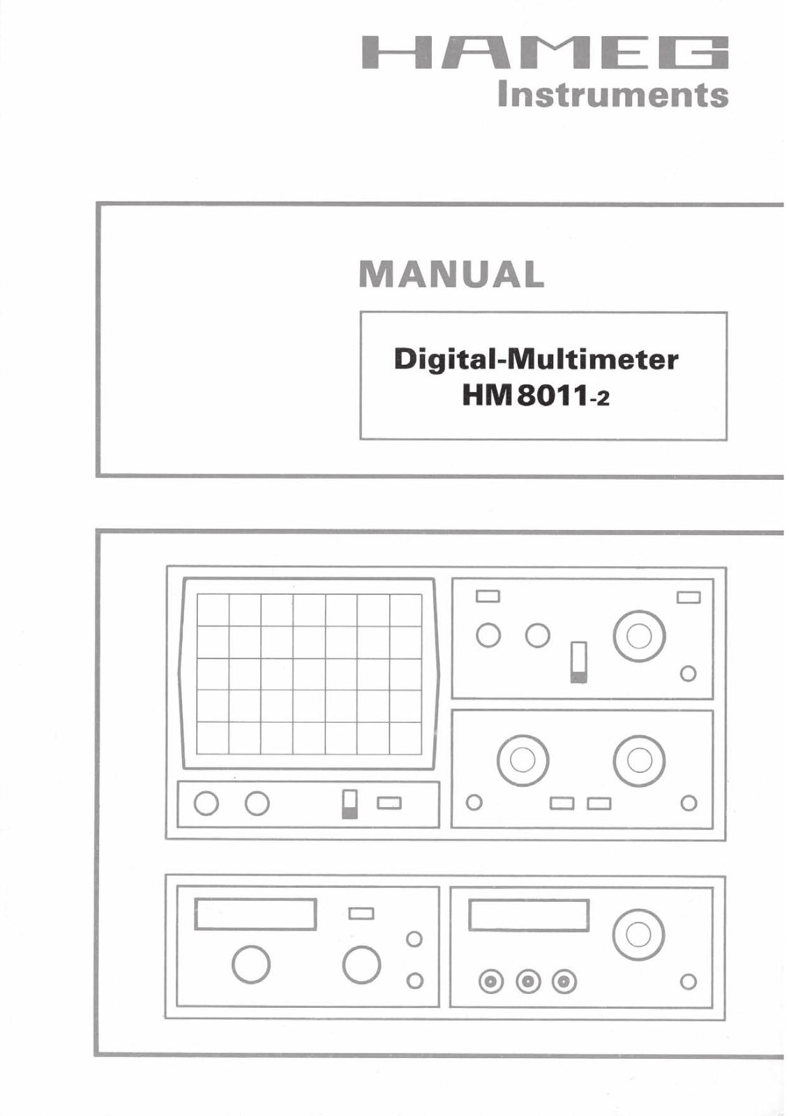 Hameg HM-8011-2 Service manual