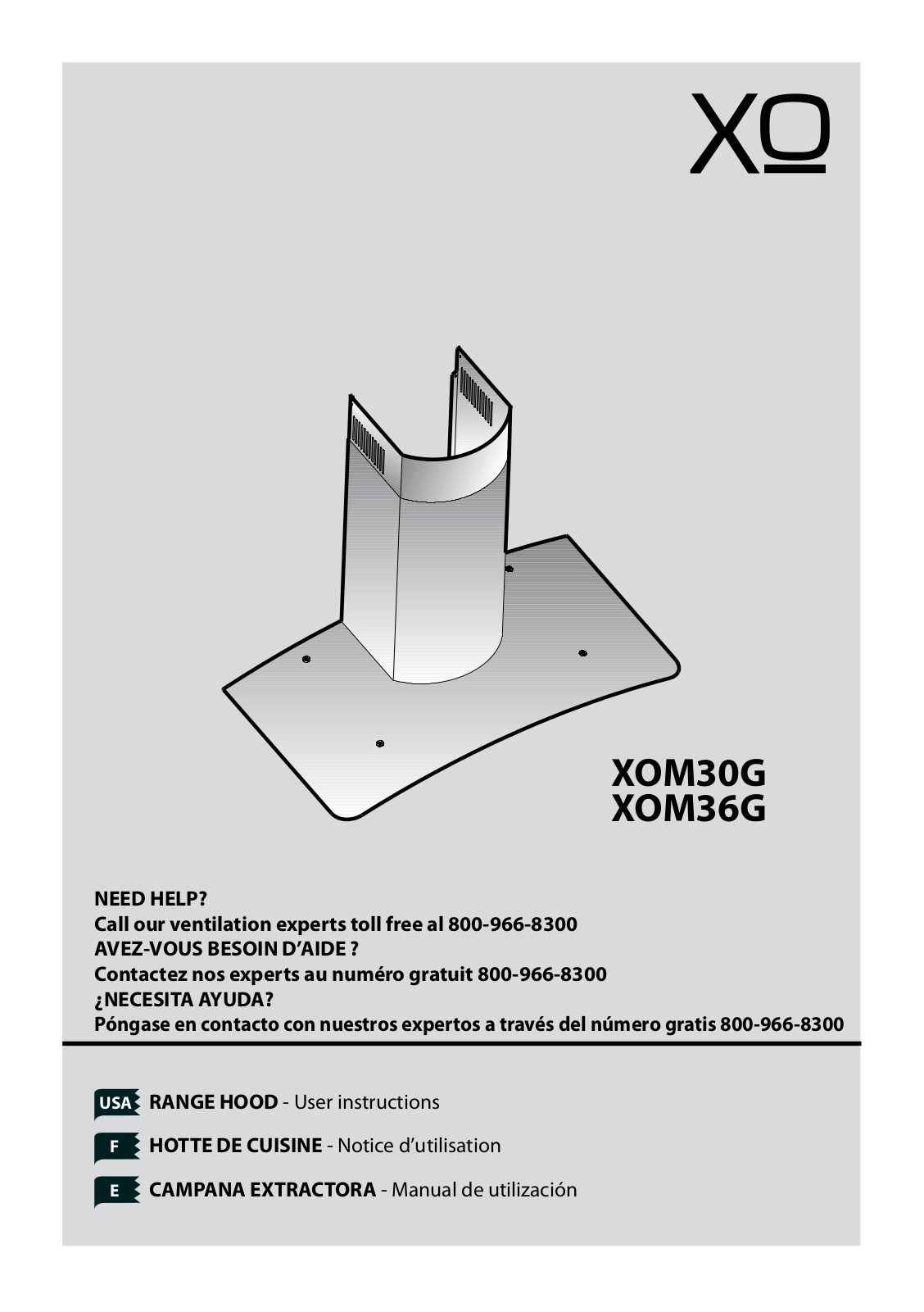 XO XOM36G, XOM36GMUA User Manual