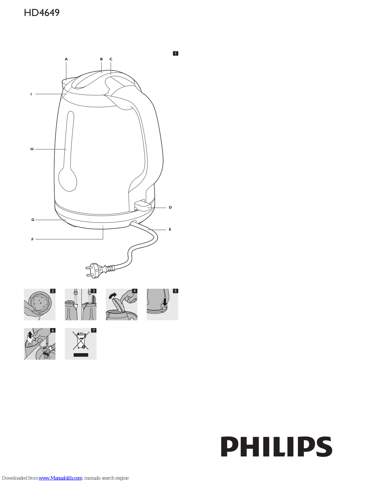 Philips HD4649/55, HD4649/05, HD4649/53, HD4649/40, HD4649/00 User Manual - ManualMachine.com