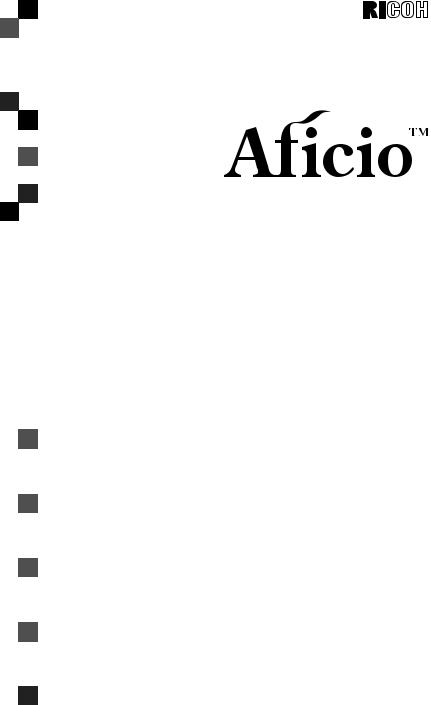 Ricoh Af1015, Af1018 Service Manual