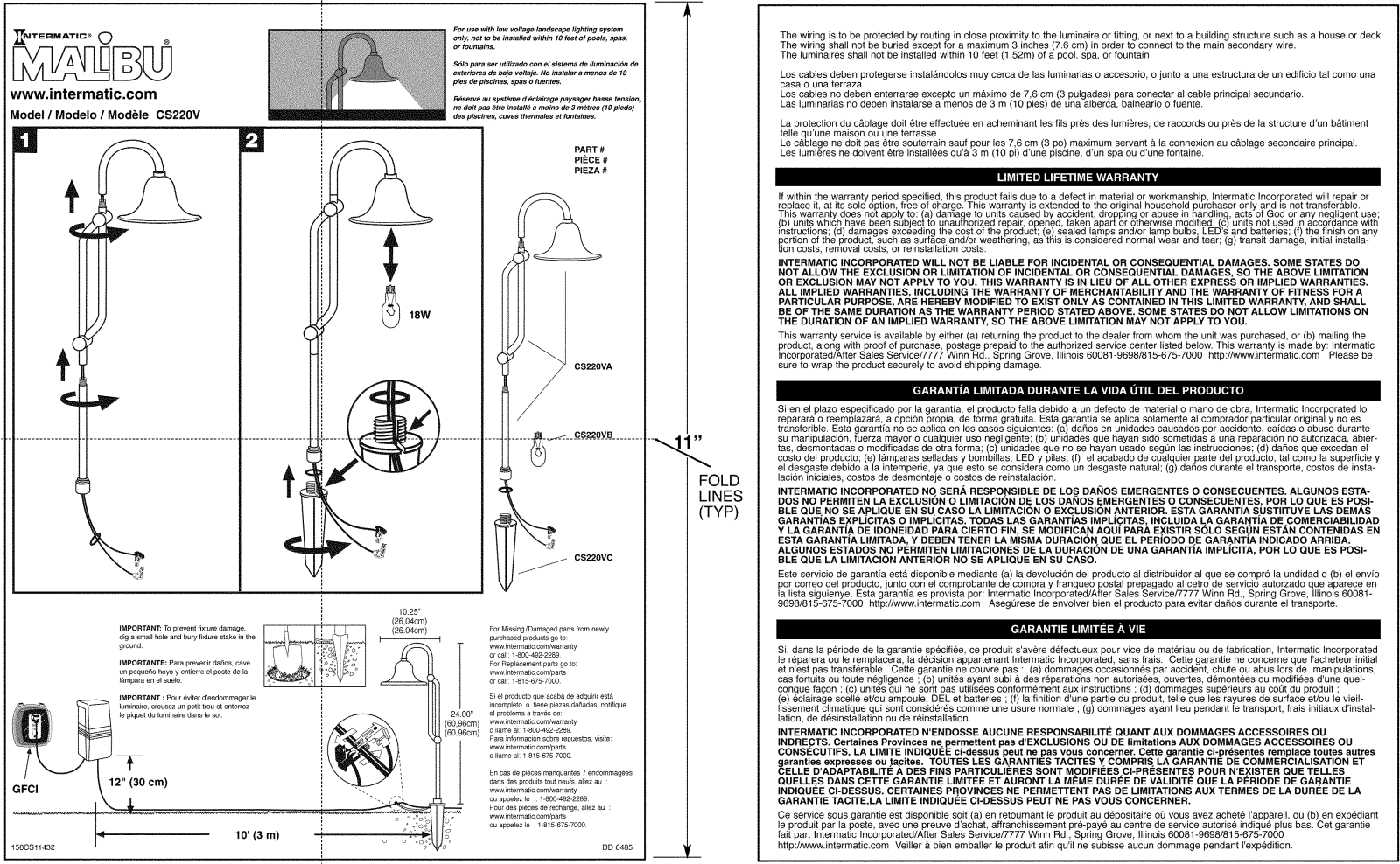 Intermatic CS220V User Manual