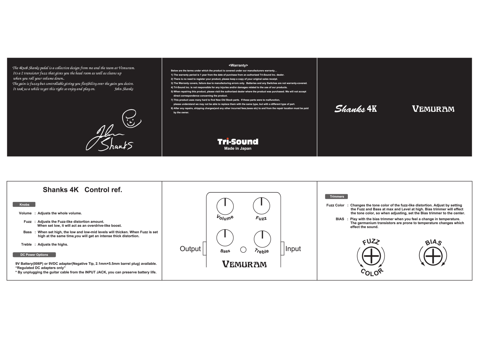 Vemuram Shanks 4K User Manual