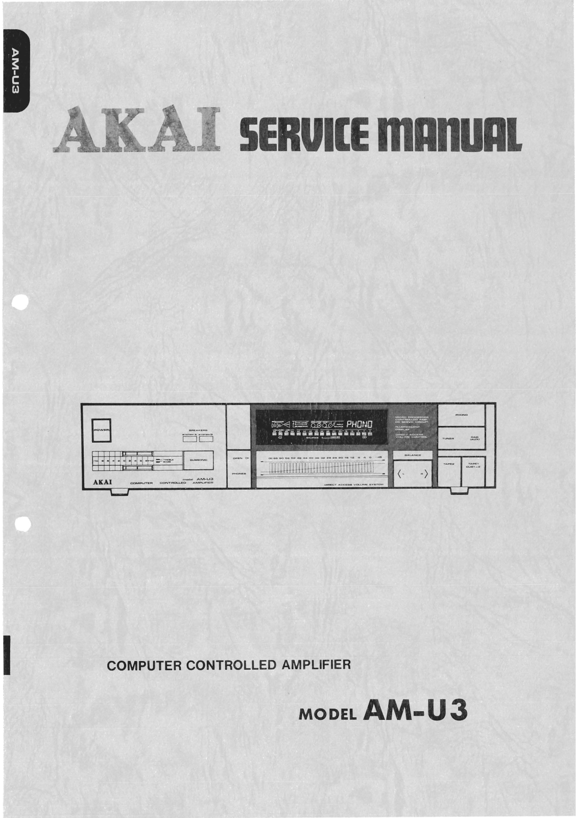 Akai AMU-3 Service manual