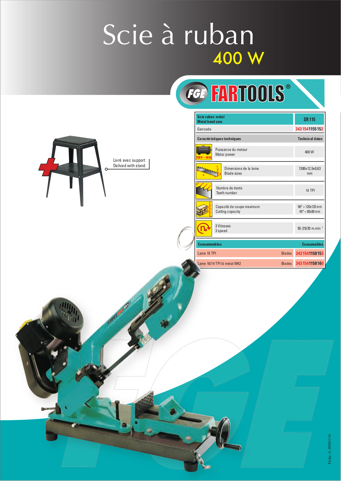 FARTOOLS SR 115 User Manual