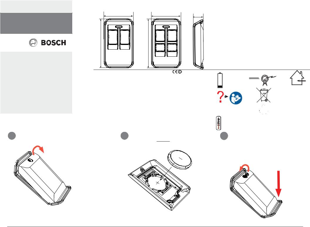 Bosch RFKF-FB-A, RFKF-FBS-A, RFKF-TB-A, RFKF-TBS-A Installation Manual