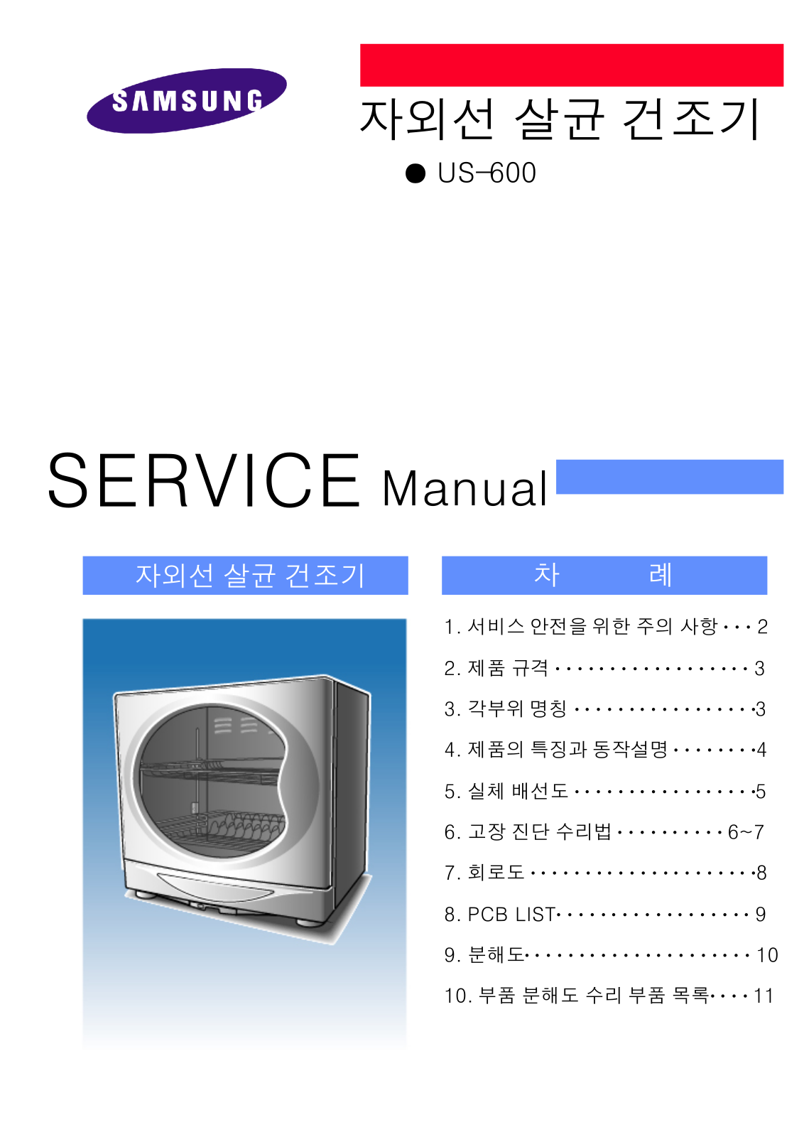Samsung US-600 User Manual