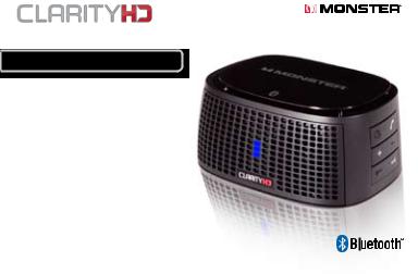 Monster ClarityHD Precision Micro Bluetooth Speaker 100 User Manual