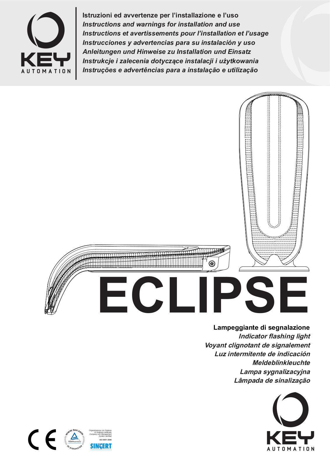 Key Gates Eclipse User Manual