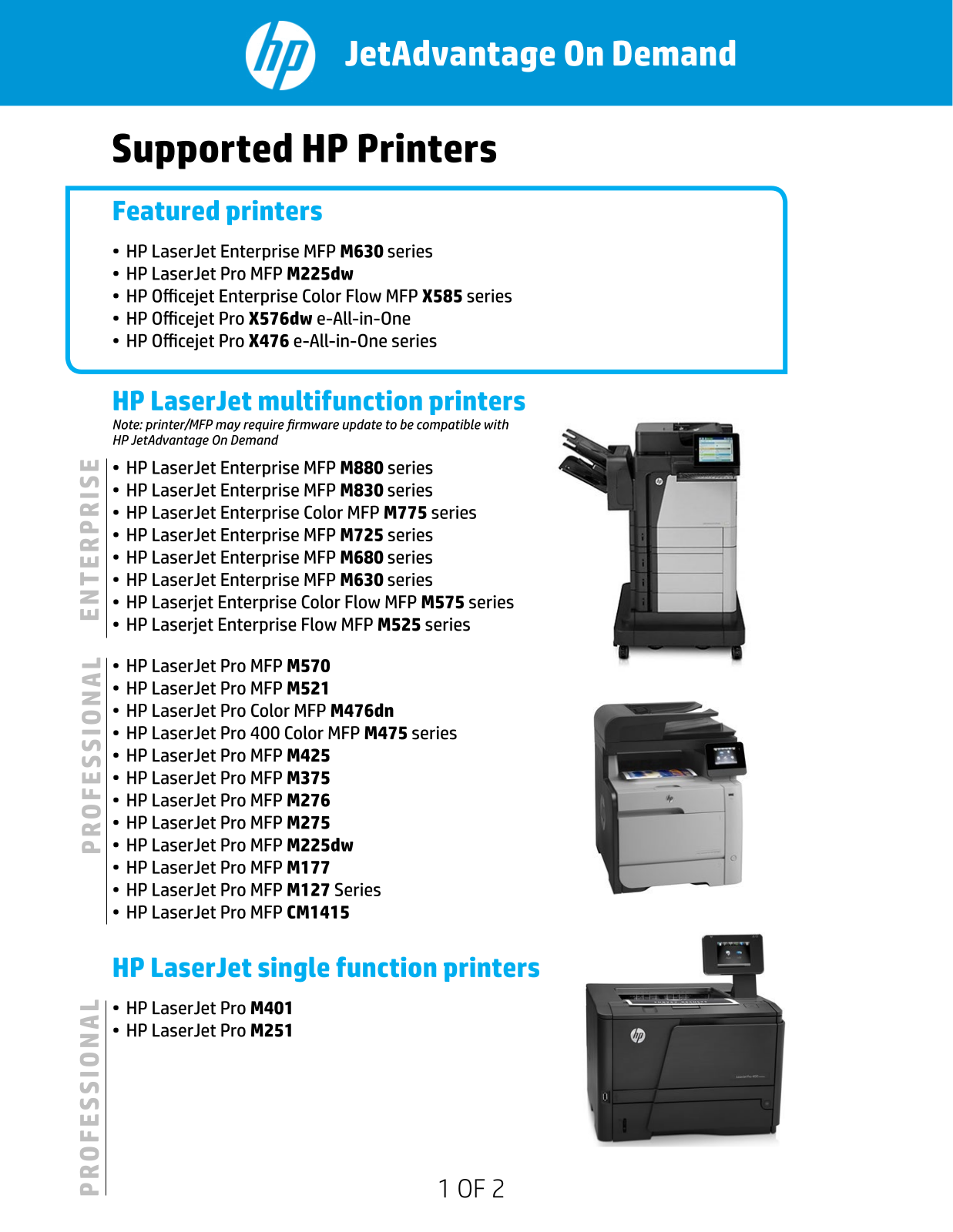 HP JetAdvantage On Demand Support Manual