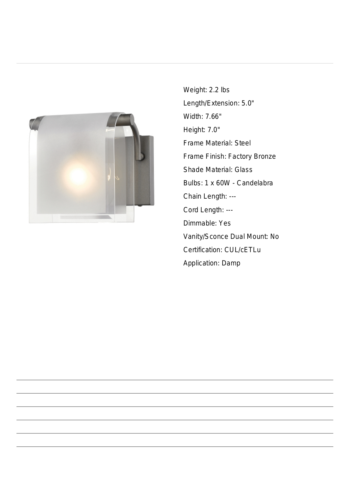 Wade Logan ORNL6577 Specifications - ManualMachine.com
