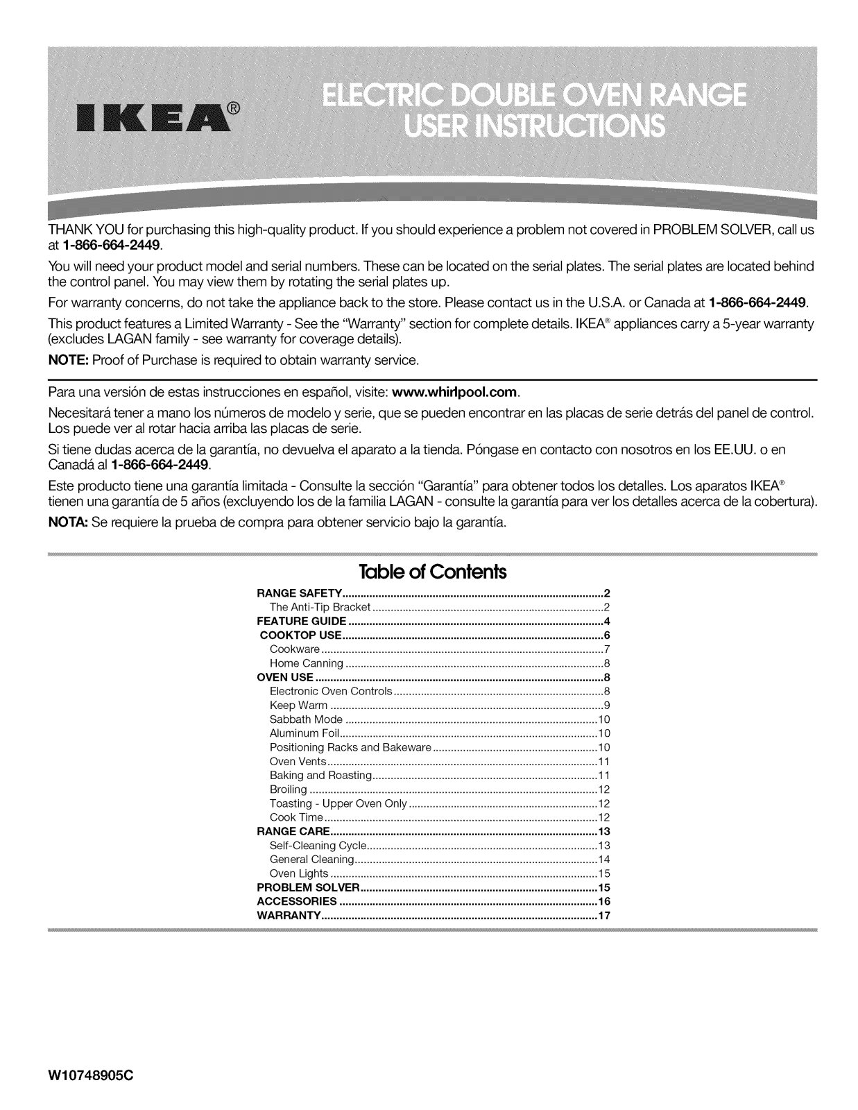 Ikea YIES900DS04, YIES900DS02, YIES900DS01, IES900DS03, IES900DS02 Owner’s Manual - ManualMachine.com