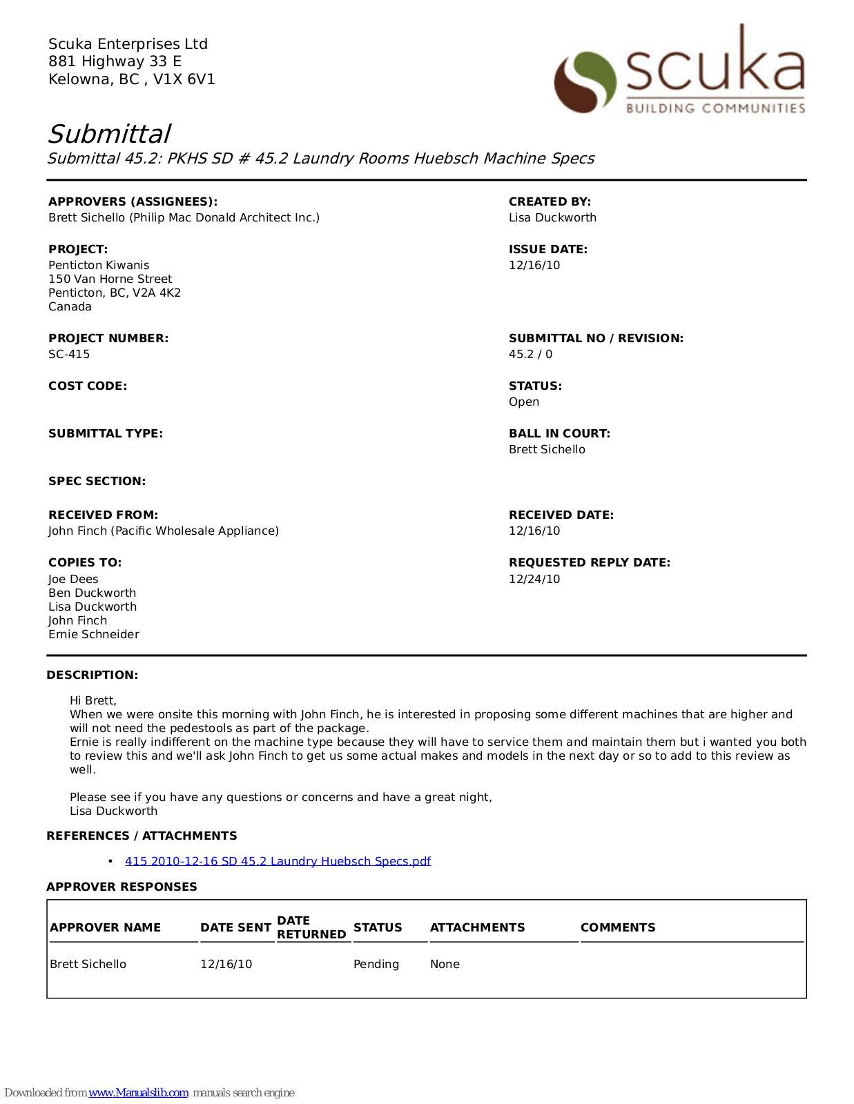 Alliance Laundry Systems HFNLEFSP111CW01, HFNLERSP111CWNA, HFNLEFSP111CWNA, HFNLERSP111CW01, HFNLXFSP111CW01 Installation & Operation Manual