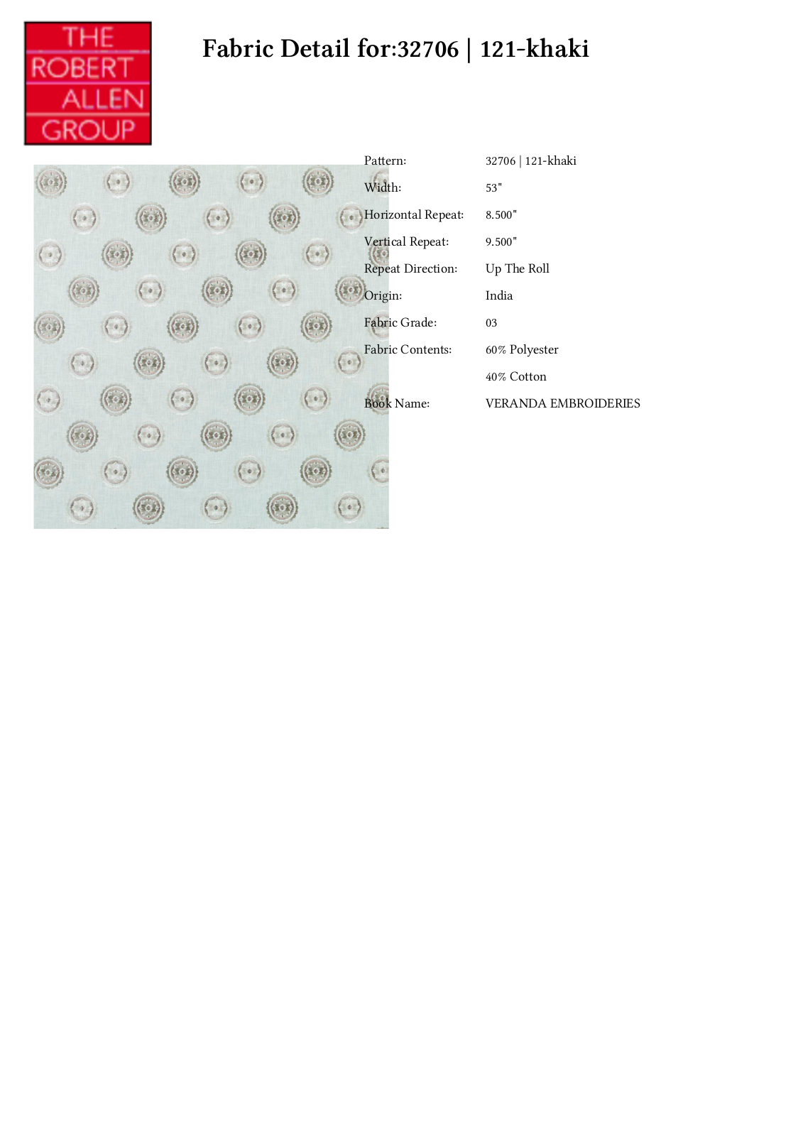 Duralee CRAL5744 Specifications - ManualMachine.com