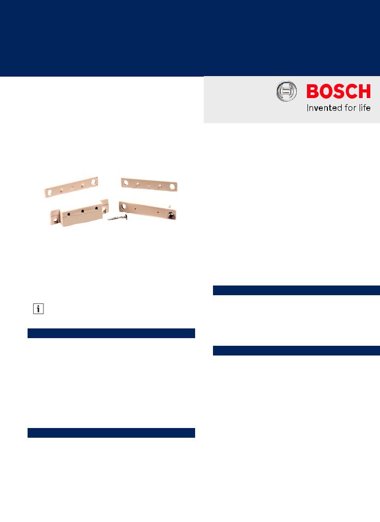 Bosch ISN-CSM35-WGW, ISN-CSM35-W Specsheet