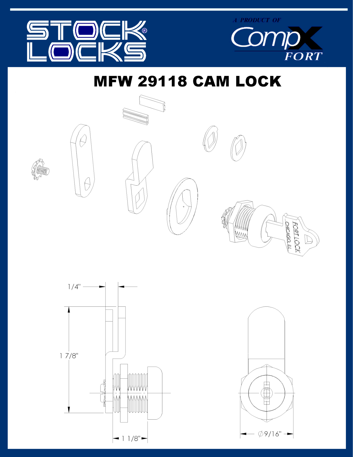 Compx MFW29118 drawing