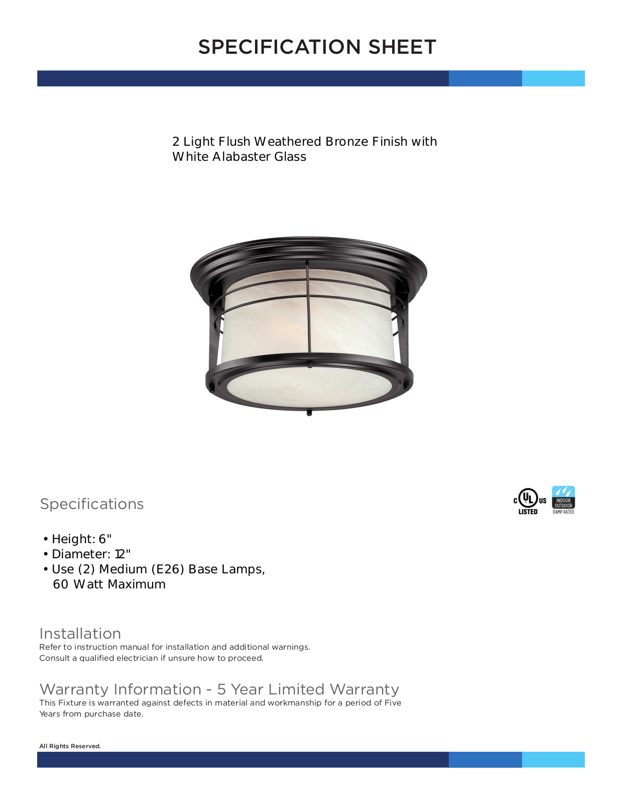 Alcott Hill W004743394 Specification Sheet - ManualMachine.com
