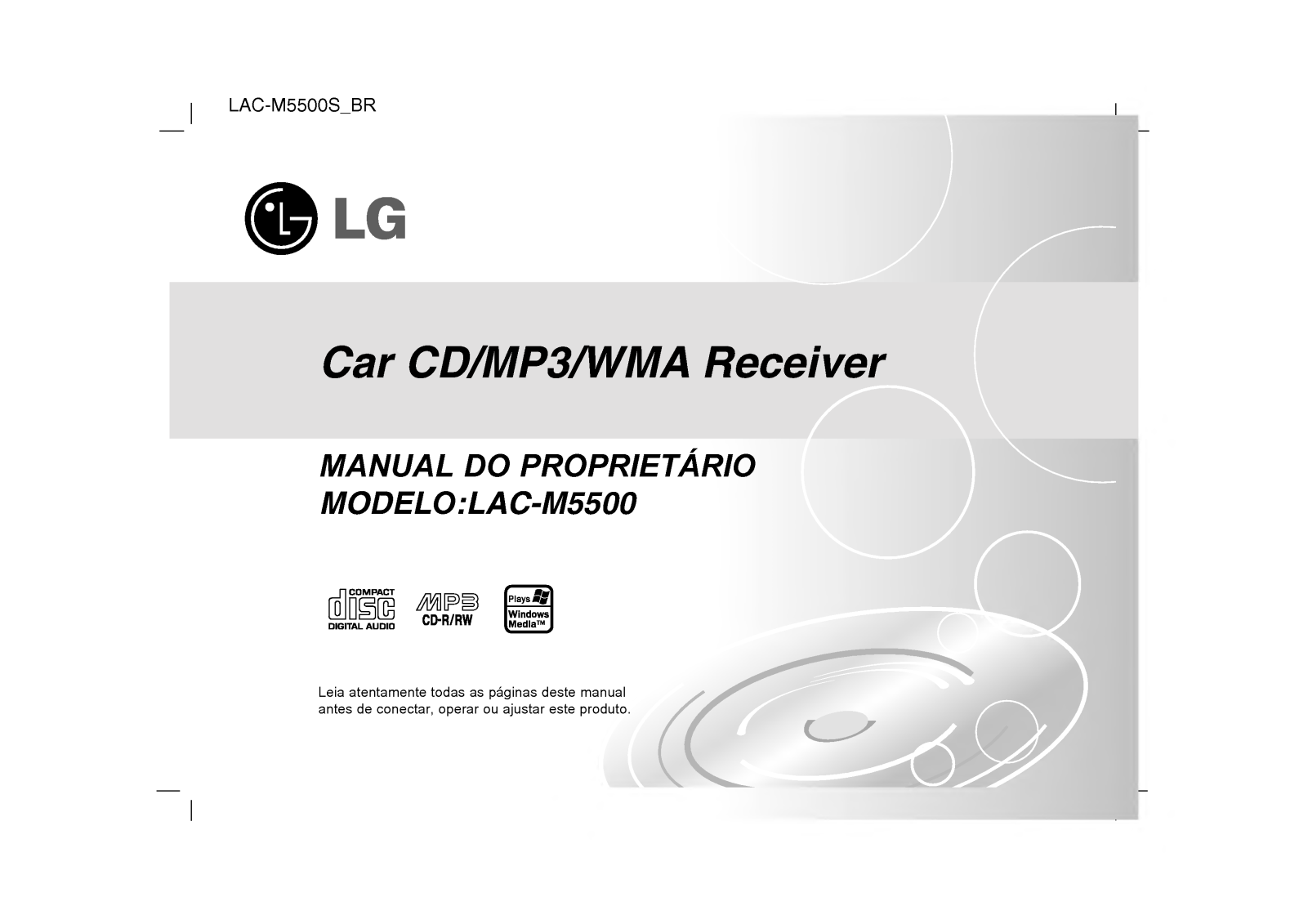 Lg LAC-M5500 User Manual