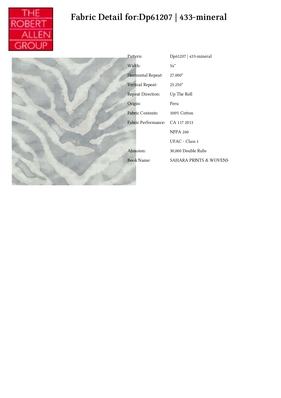 Duralee CRAL5930 Specifications - ManualMachine.com