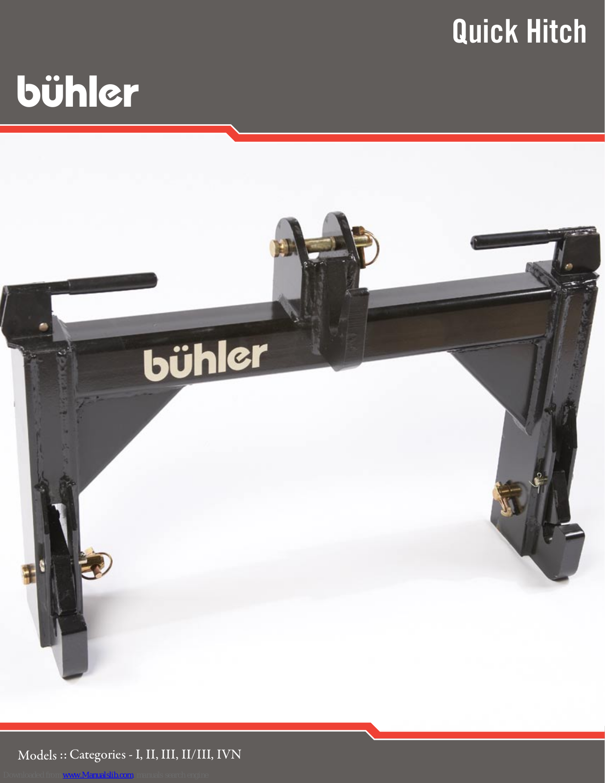 Buhler I, II, II/III, III, IVN User Manual