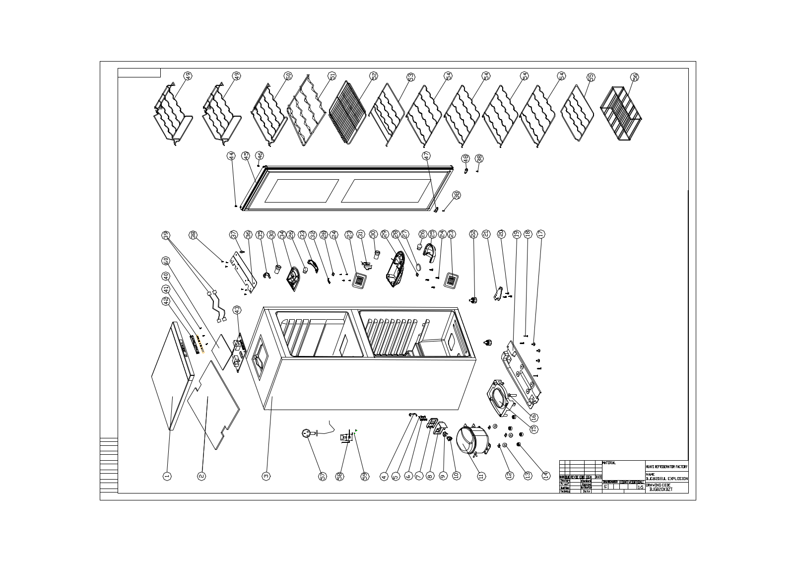 Avanti WC8302DZD Parts List