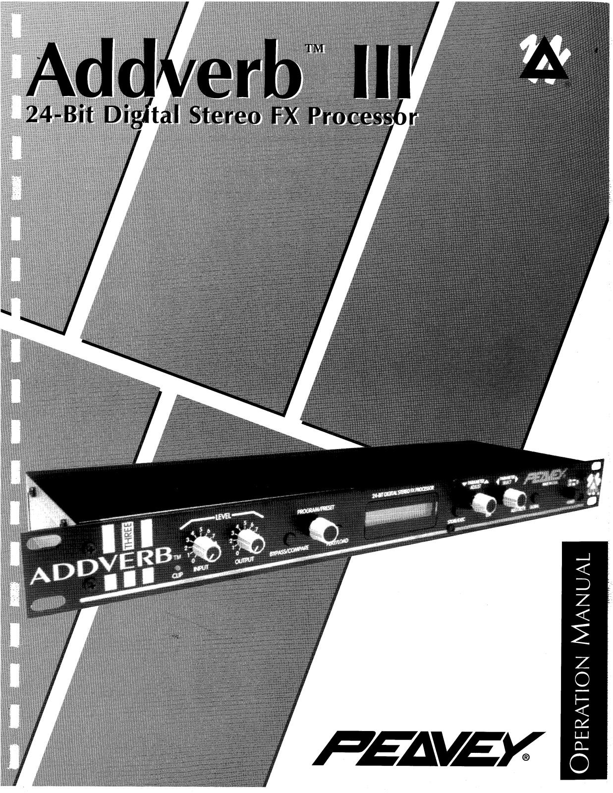 Peavey ADDVERB III Operating Manual