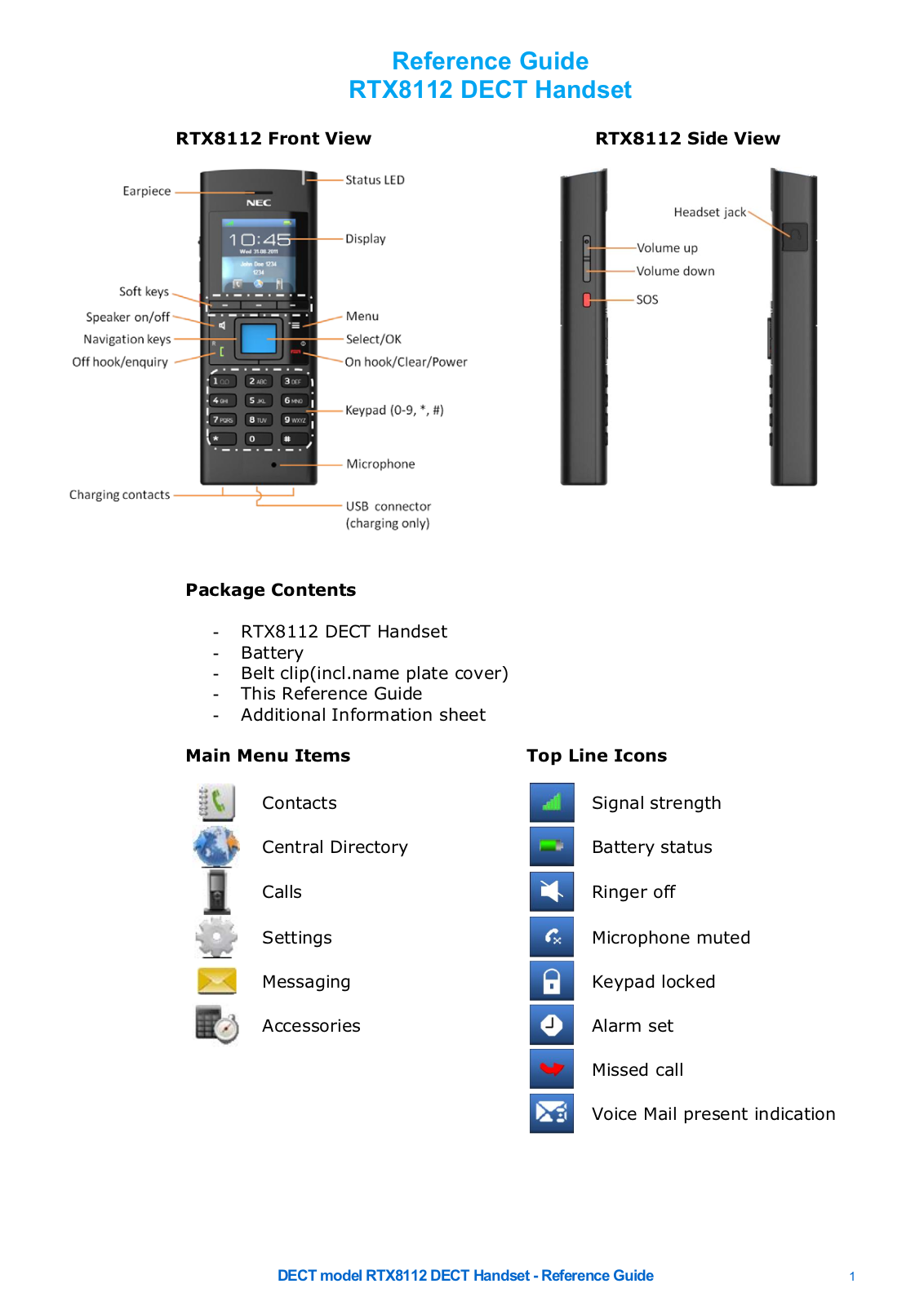 RTX CT8112 Users Manual