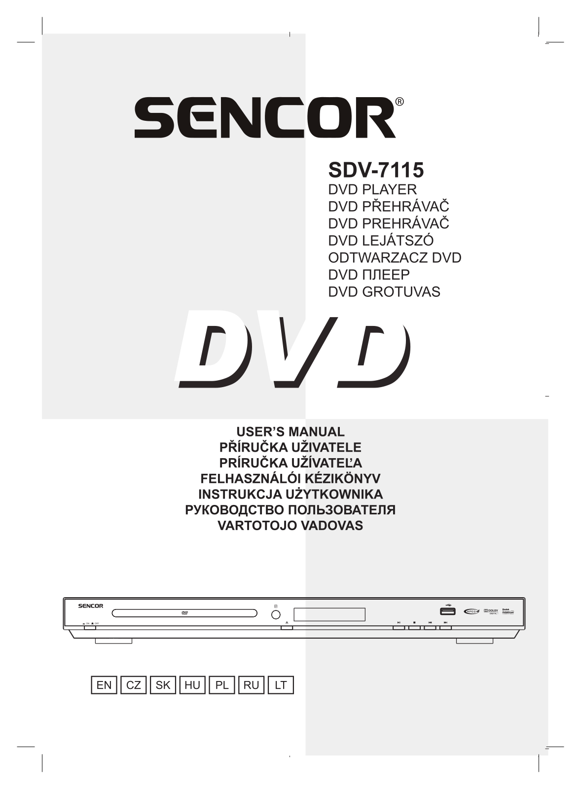 Sencor SDV 7115 User Manual - ManualMachine.com