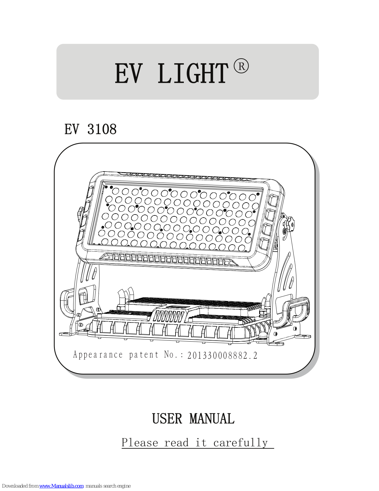 EV LIGHT EV 3108, EV 1025 User Manual