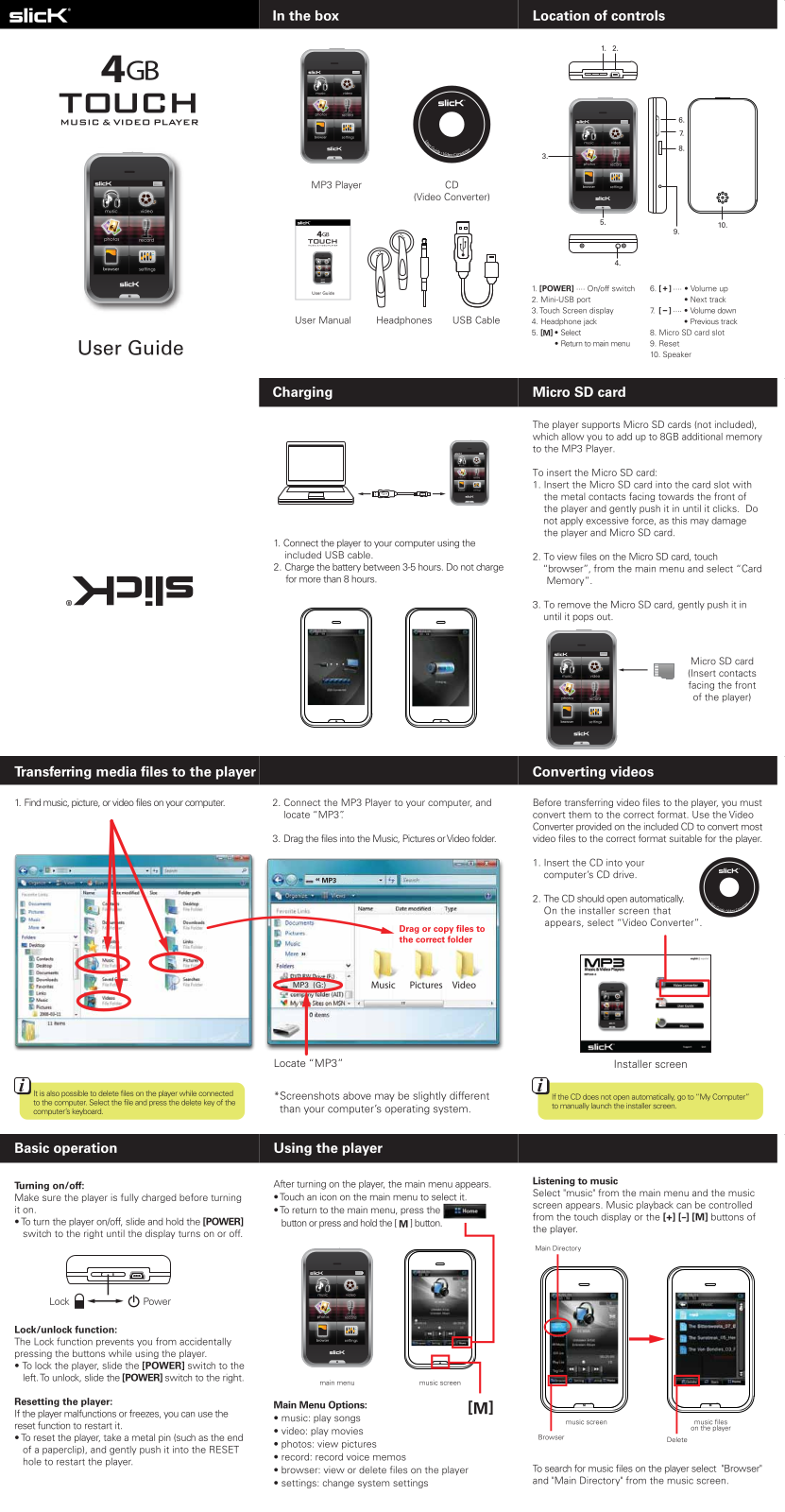 Slick MP540-2 User Manual