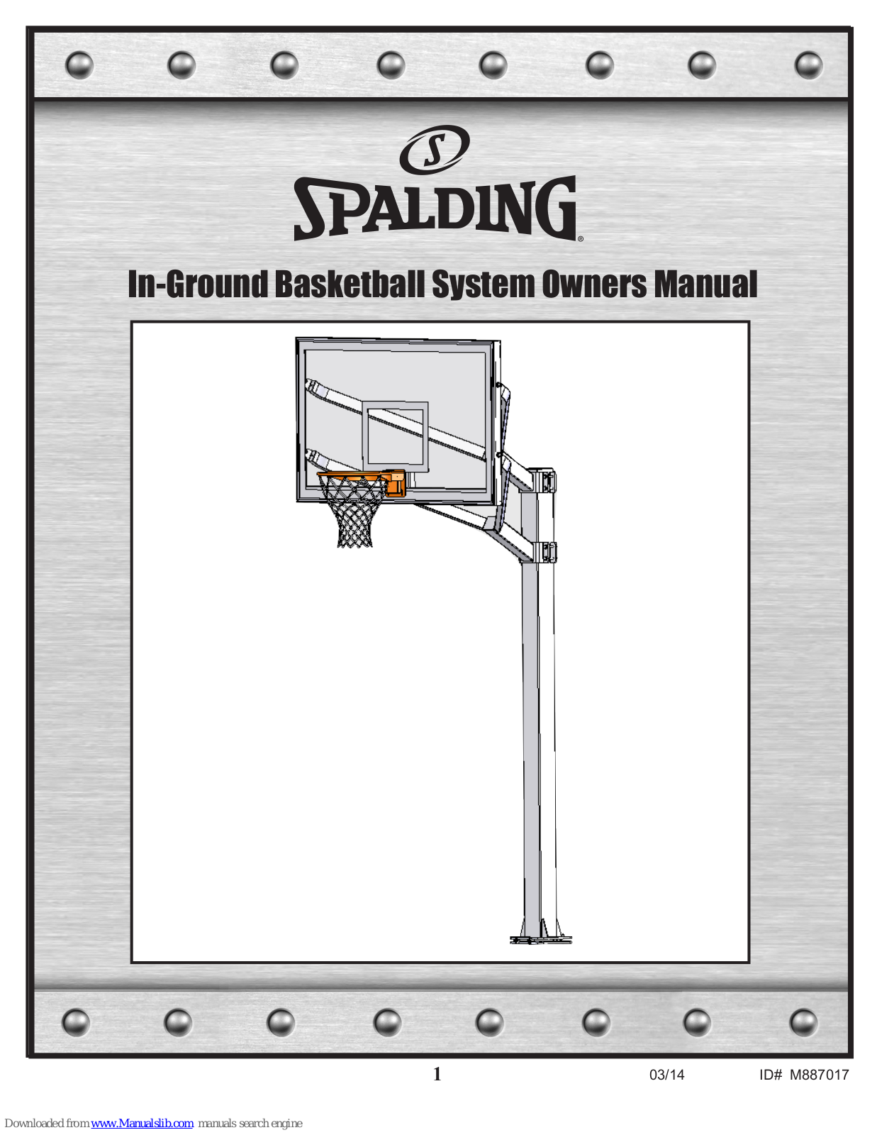 SPALDING M887017 Owner's Manual