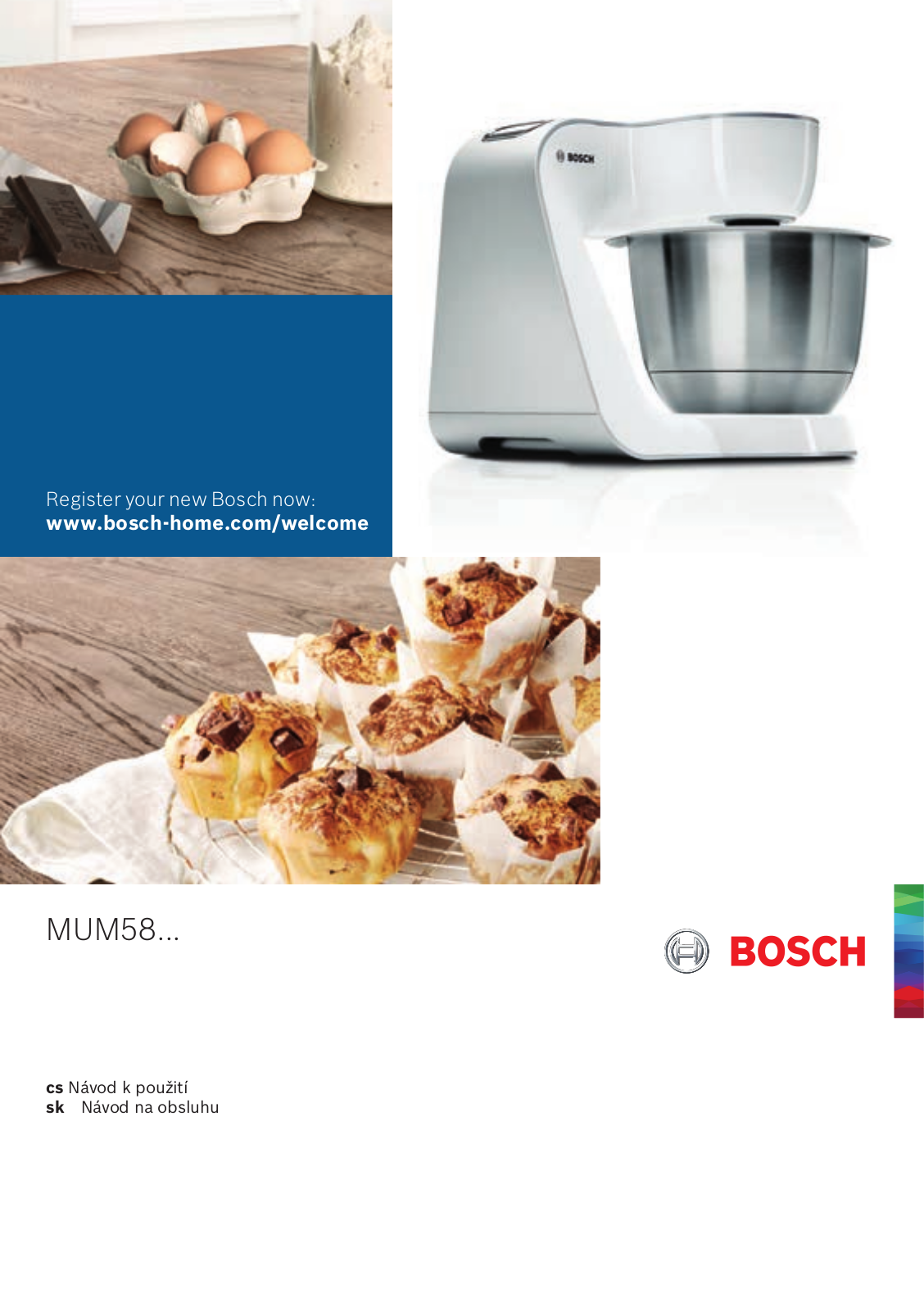 Bosch MUM58225 User Manual