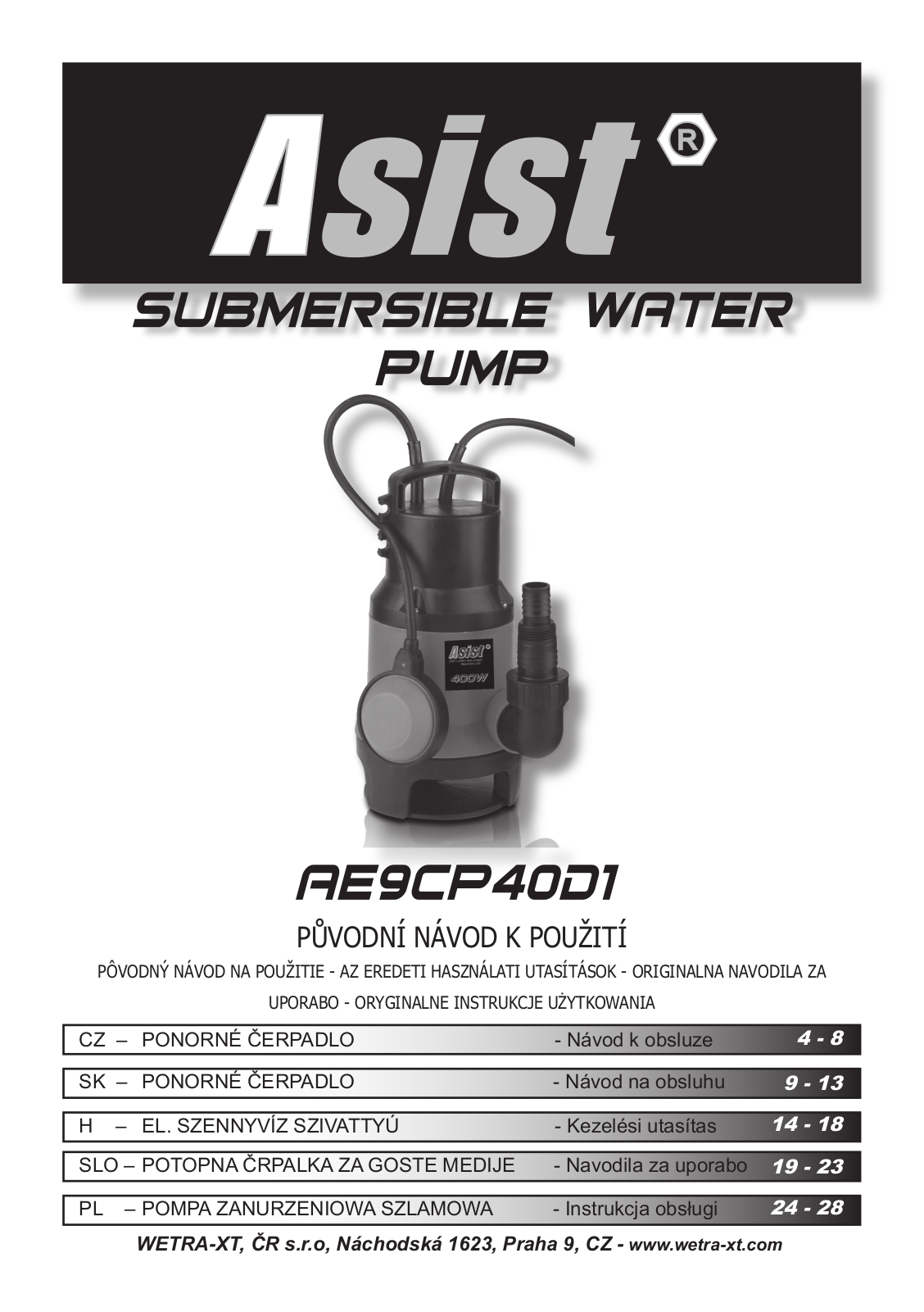 Asist AE9CP40D1 User Manual