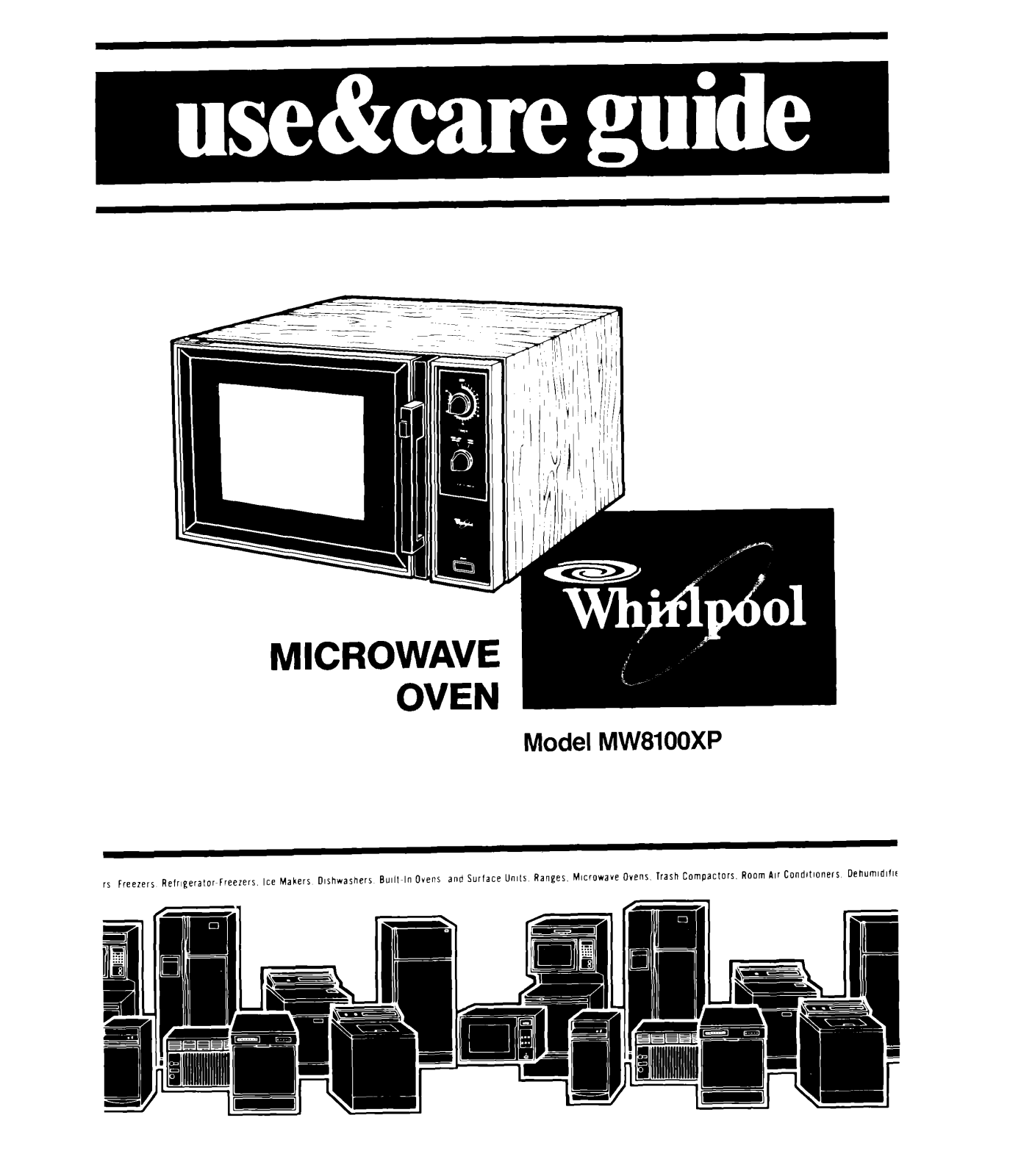 Whirlpool MW8100XP0 Owner’s Manual