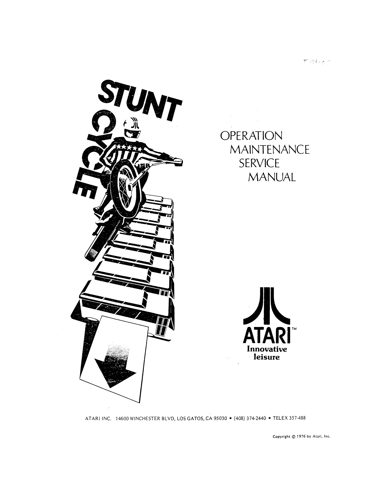 Atari Stunt Cycle User Guide